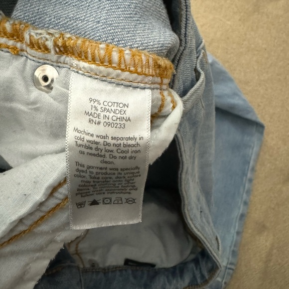 House Of Harlow 1960 High Distressed Denim Flare Jeans Rise Blue Light Wash 27 - Picture 3 of 10